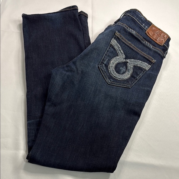 Big Star Blue Boot Cut Jeans with Embroidered Detail - Picture 1 of 8